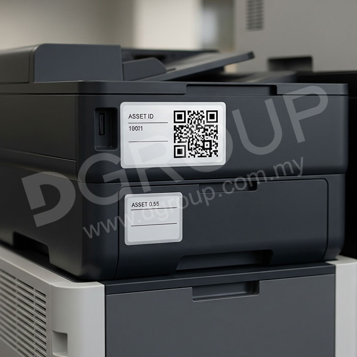Photocopy Printer Asset Sticker