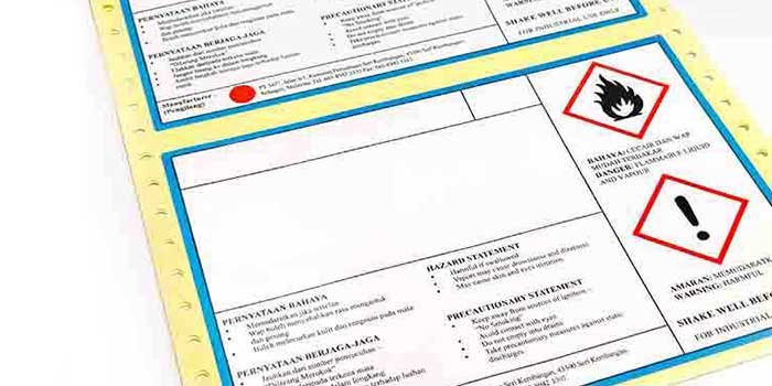 Computer Form, Computer Label, Dot Matrix