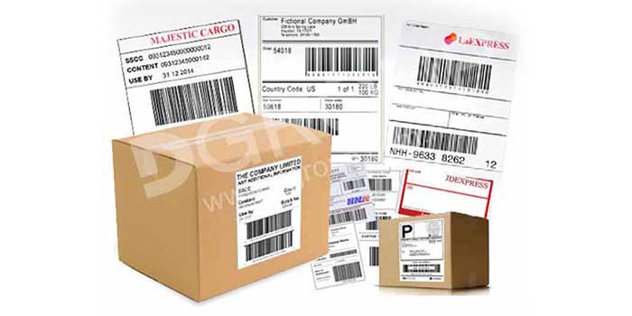 Logistic Labels, delivery sticker, courier barkod