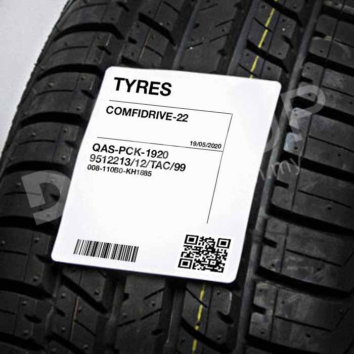 Tyre Label Sticker, super glue sticker, aluminium sticker