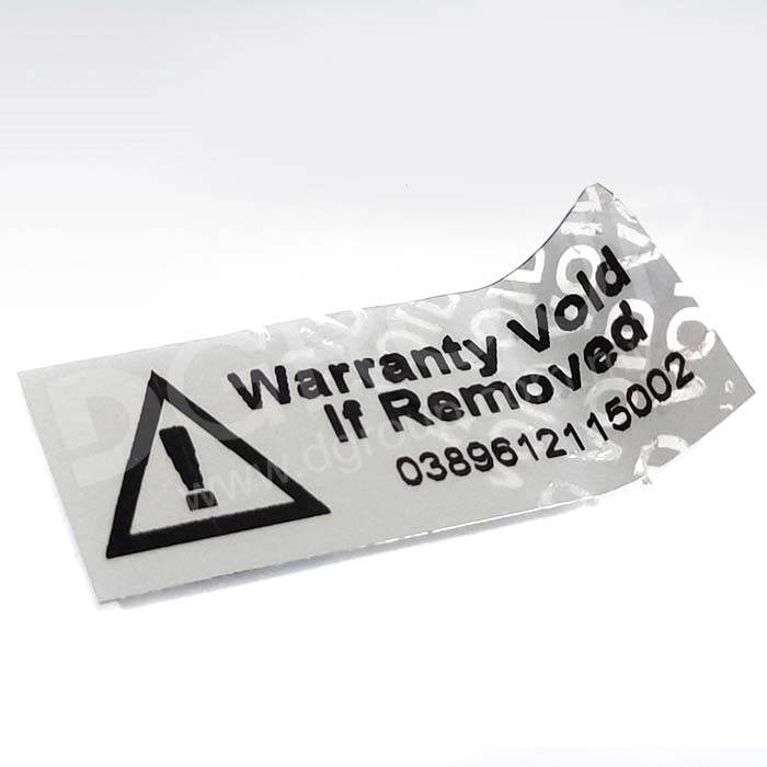 Silver void Label