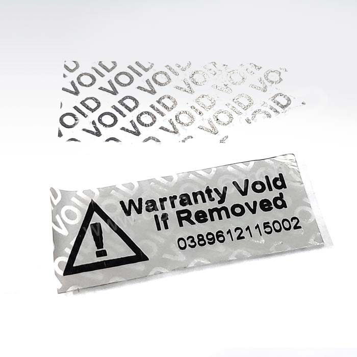 Silver void Label